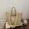 Large-capacity Nylon Cotton Coat Small-sized Commuter Embroidery Strap Crossbody Bag