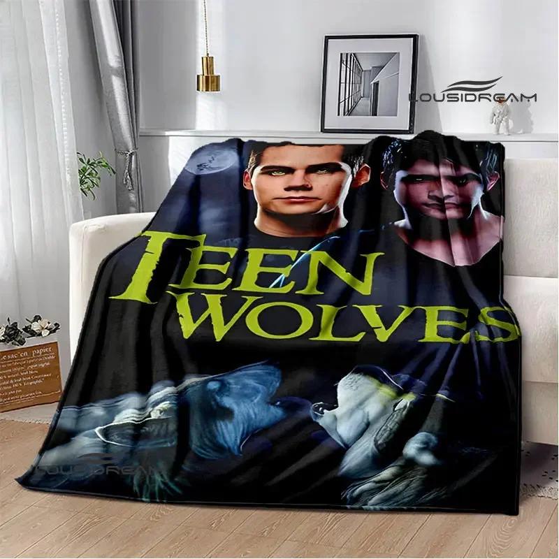 Movie Teen Wolf printed BlanketS Picnic blanket Warm blanket Soft and comfortable Home travel blanket bed linings birthday gift