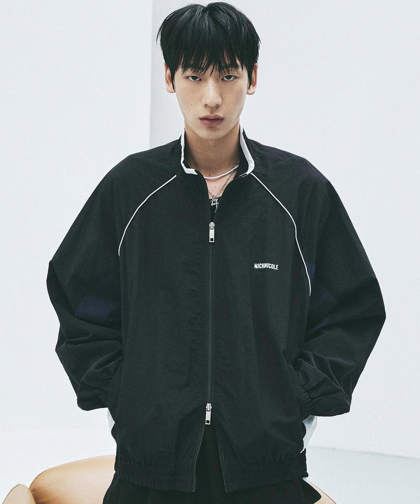 Nick&Nicole Piping Tracksuit Jacket_Black