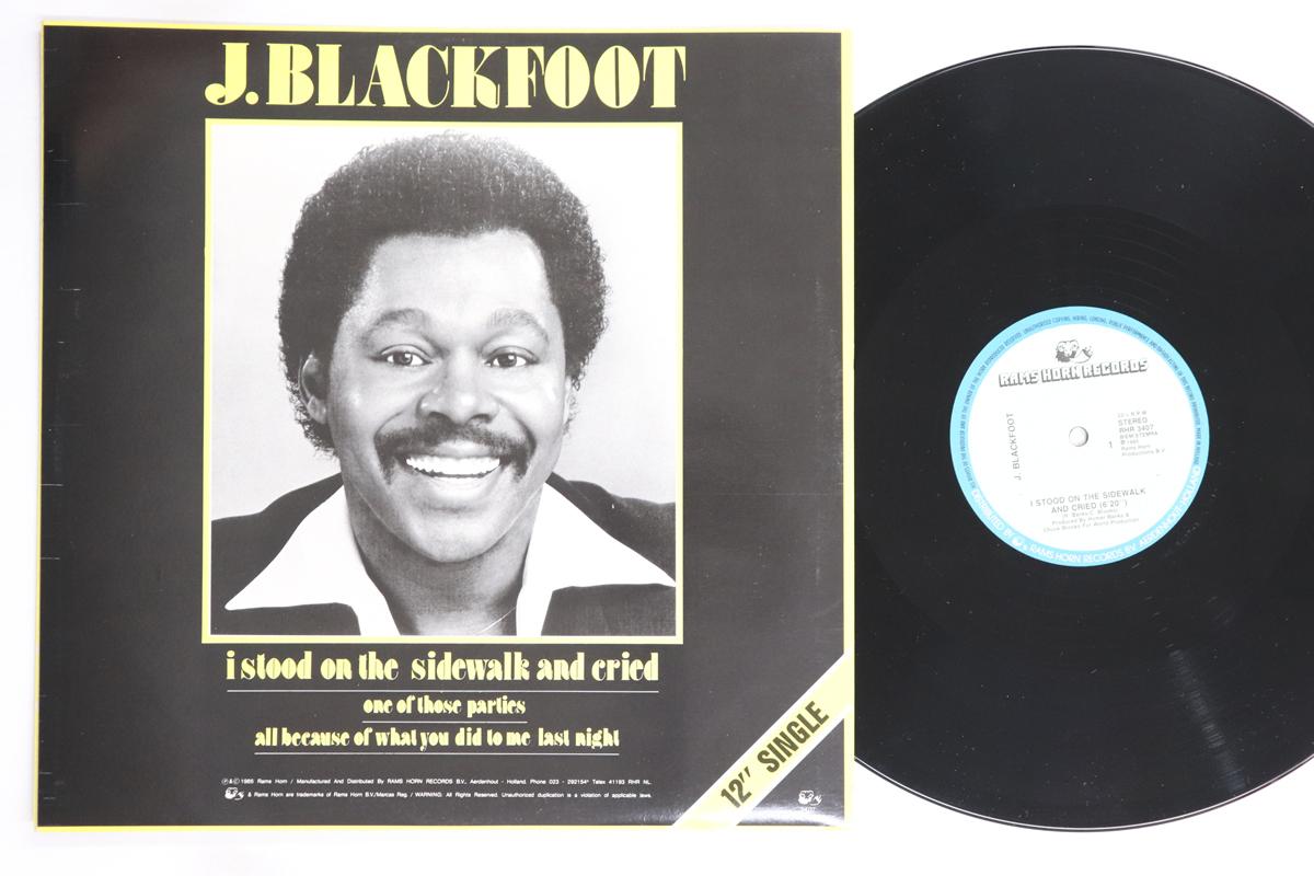 

12inch Record J. BLACKFOOT - I Stood On The Sidewalk And Cried RHR3407 RAMS HORN 1985 Holland Soul/Funk Used