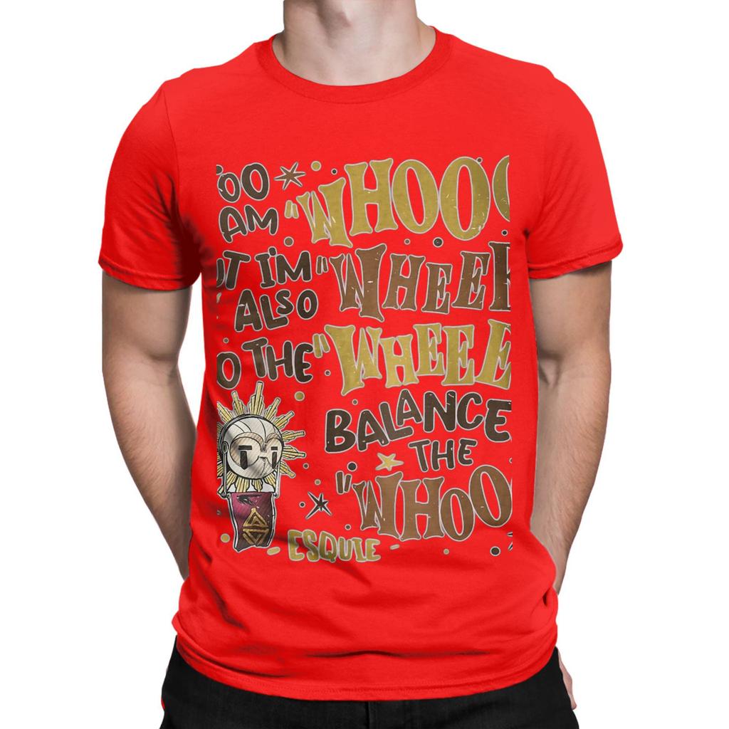 Esquie Clair Obscur Expedition 33 Whooo Wheee Koszulki z Nadrukiem Graficznym Męskie Damskie Czysta Bawełna T-Shirt Ubrania