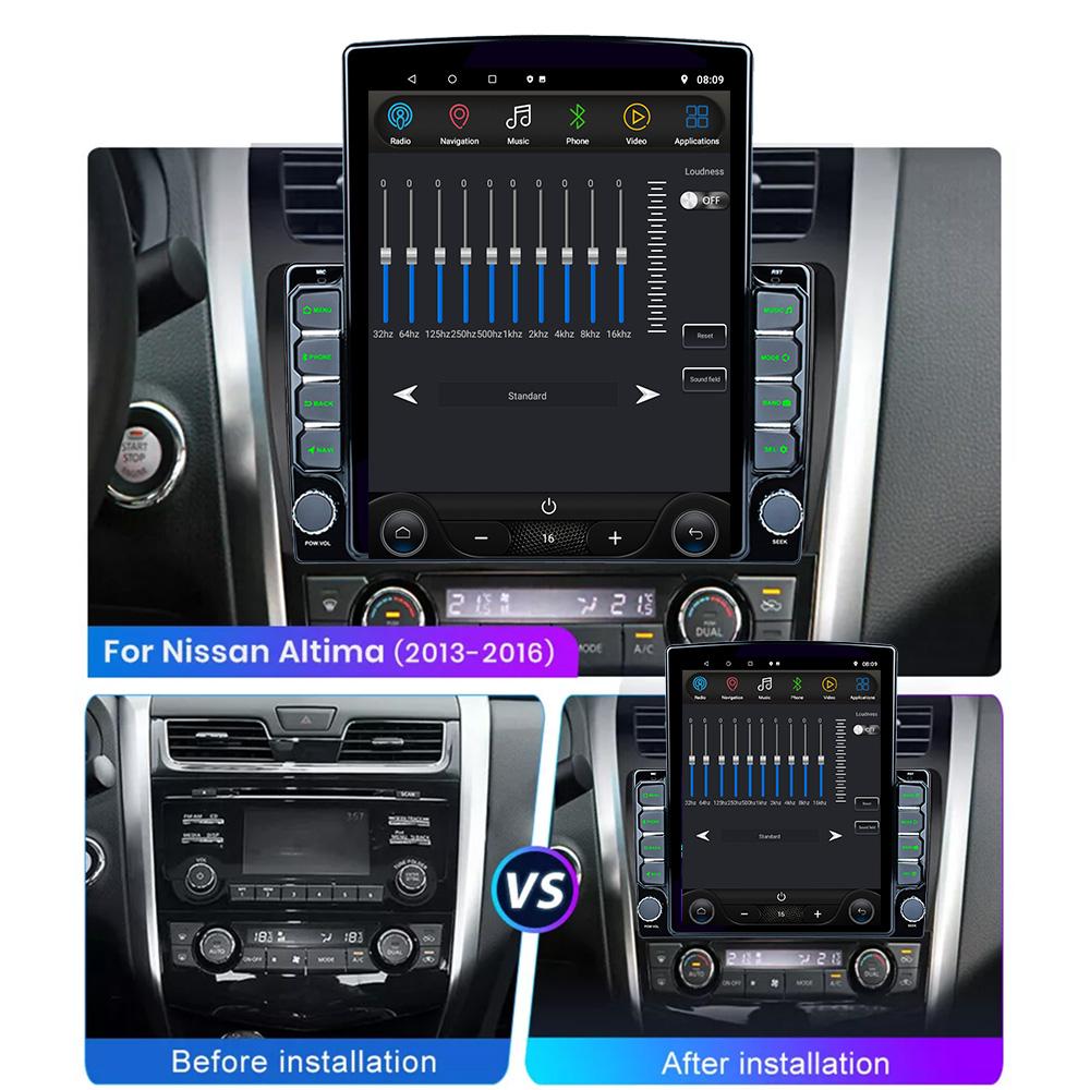 9.7" Vertical Style Tesla Screen Android Car Radio For Nissan Altima Teana 2013 2014 2015 Navigation GPS Multimedia Player