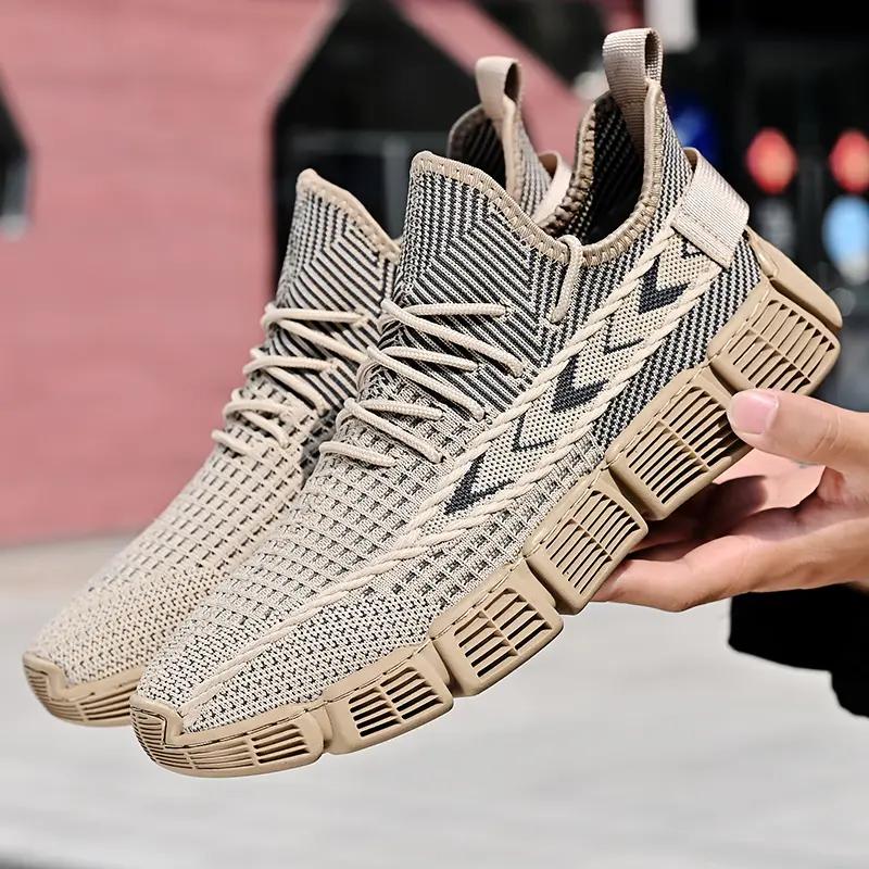 Men's Casual Shoes Breathable Flying Woven Sneakers