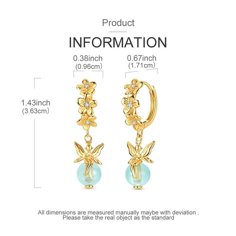 Gold Serie Hoop Earrings 925 Silver Sparkling Irregular Shape Feather Star Earrings Stud for Woman Girl Jewelry Gift