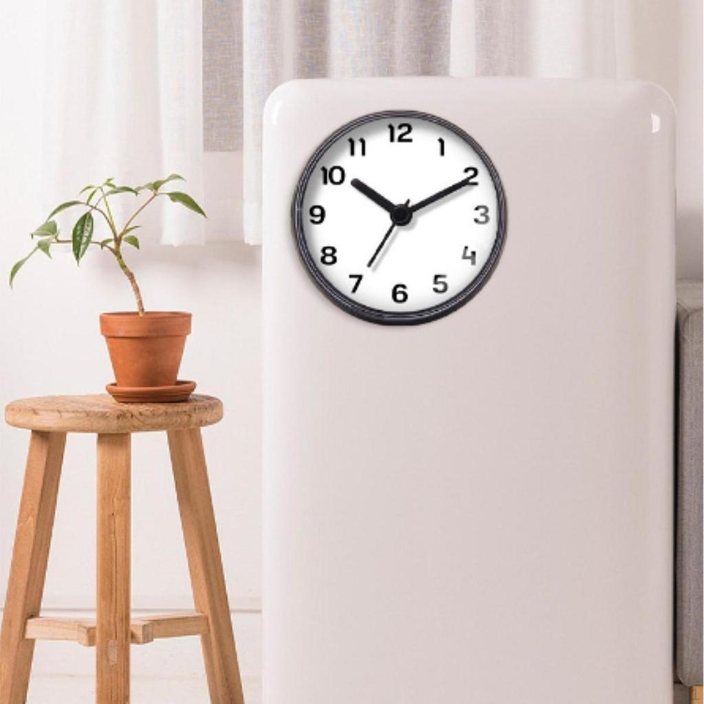 Compact And Waterproof Digital Wall Clock with Easy-to-attach Suction Cup Silent Battery, Made