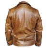 Chinese Size Oil Waxed Cowhide Genuine Leather Jacket Men Color Changes Slim Fit Real Skin Coat Autumn Chaqueta Cuero Hombre Mens Jackets