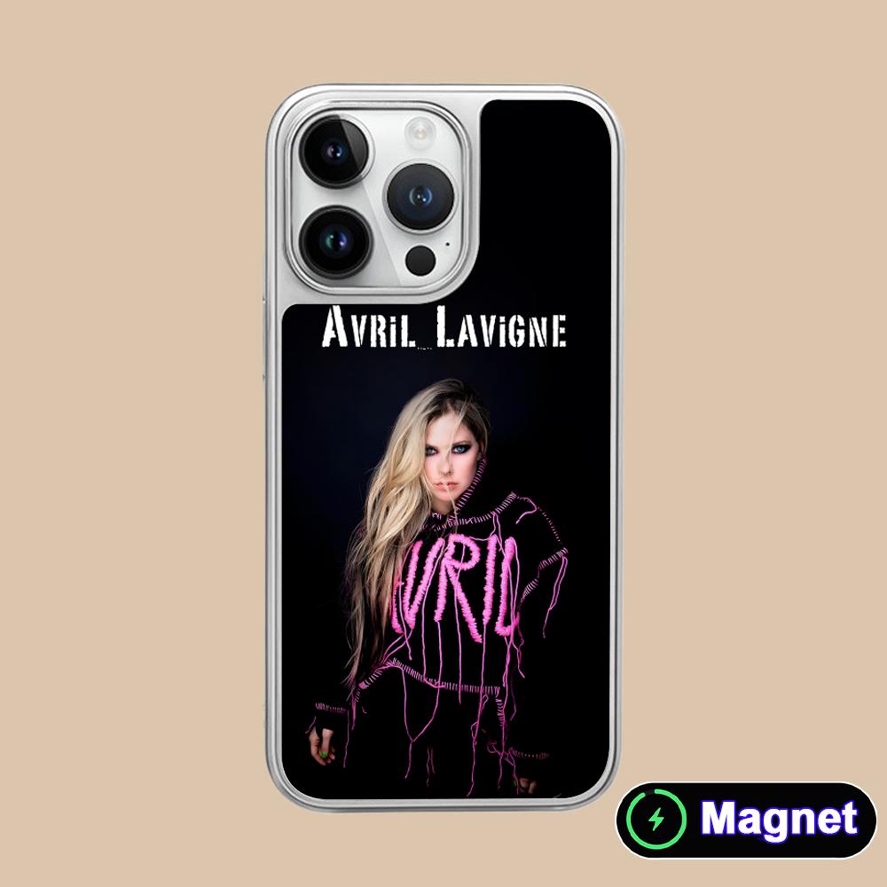 

Avril Lavigne Silver Plating Magsafe Mobile Phone Case for iPhone 17 16 15 14 13 12 11 Air Pro Max Plus Colorful Cover iPhone 11