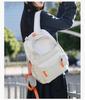 2025 Women's Fashion Textured Casual Backpack - Solid Color, Versatile for Commute & Travel