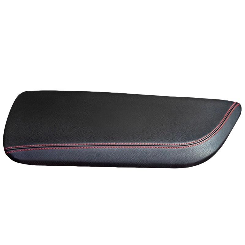 Gloves Car Black Microfiber Leather Armrest cover Breathable Anti-slip Auto Interior For Toyota Camry 2018
