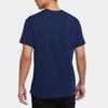 Nike T Shirts Men's Space Blue Crew Neck Moderate Straight Fit CV2111-492