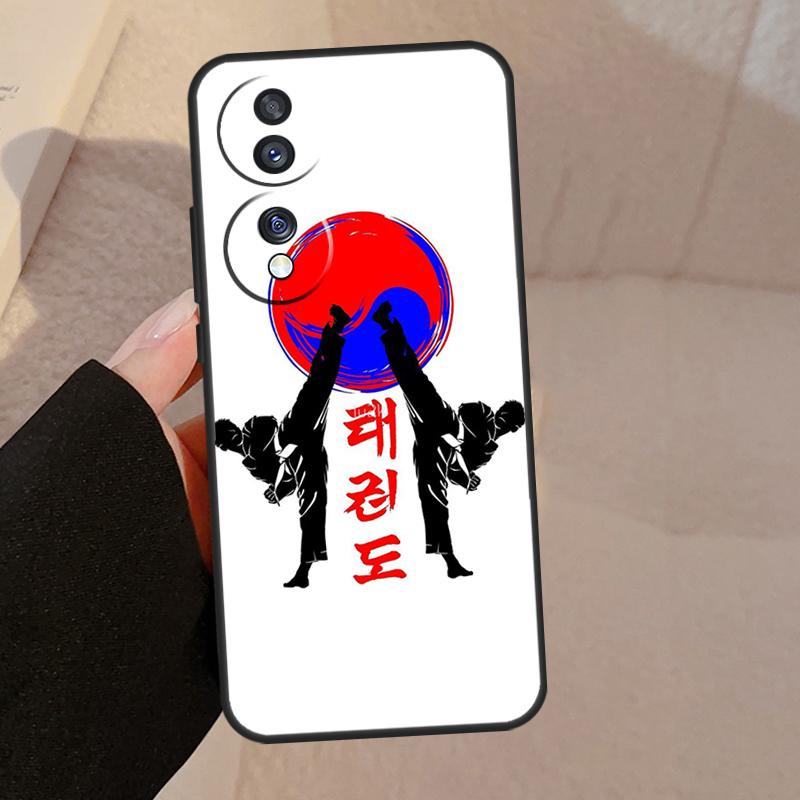 Kungfu Taekwondo For Honor Magic V5 5 6 7 Pro Case For Honor 200 400 Lite 50 70 90 X8a X8b X9a X9b X9c Cover
