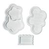 Resin Trays Making Mould Easy to Clean Silicone Casting Mold Handmade Saucer Accessory Mould for DIY Enthusiasts