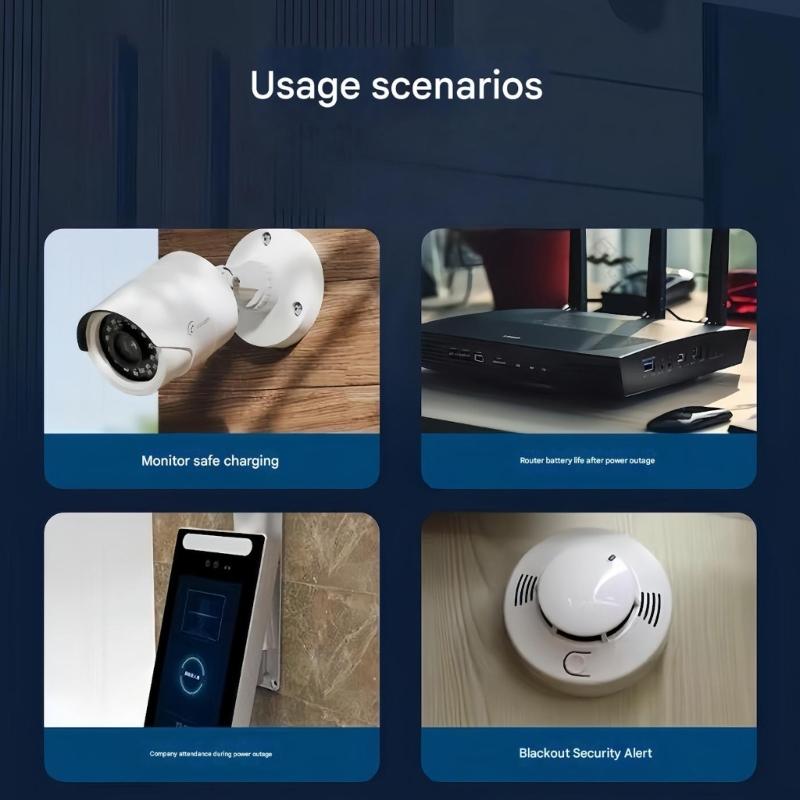 5V/12V Intelligente USV-Notstromversorgung Für Modem-Router Sicherheitskameras Notfall Unterbrechungsfreie Ausgangsstromversorgung Backup