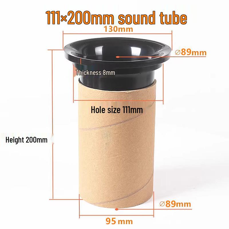 HiFi Car Speaker Port: 5-12 Inch Subwoofer Vent Sound Tube.