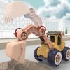 Creative Plastic DIY Truck Toy Miniature Truck Loading Unloading Assembly Engineering Car Set Kids Educational Toy for Boy Gifts