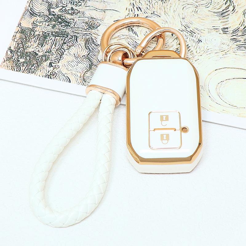 Fashion TPU Car Remote Key Case Cover Shell For Suzuki Ertiga Swift Wagon R 2 Button Protected Holder Keyless Fob Accessories