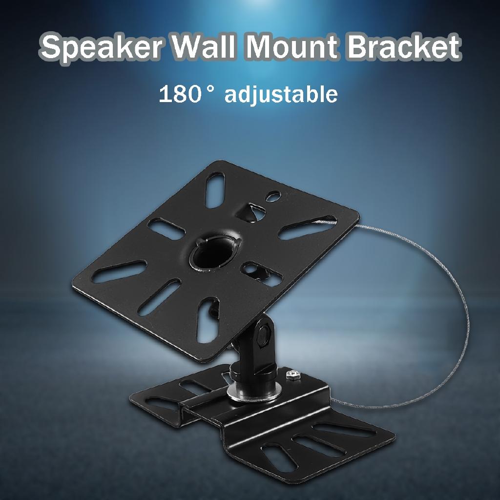 180° Adjustable Wall Ceiling Mount Bracket Stand Holder Home Theater Speaker KTV New