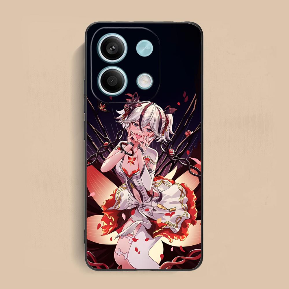 Wuthering Waves Camellya Phone Case for Xiaomi Redmi Note 14 13 12 11 S Pro Plus 4G 5G Colorful Printing Cover Pretty Cellphones