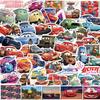 10/30/50pcs  Funny Anime Cars Stickers Cool Lightning McQueen Cartoon Decals Stationery Phone Luggage Sticker Decoration
