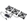 CPU Fan 11 Blades RGB Colorful Enhanced Frame Design Shockproof Silent Strong Heat Dissipation Cooling Fan DC 12V