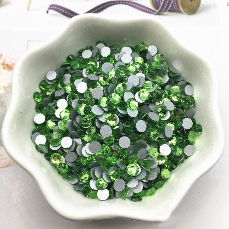 Crystal Ab Mixed Size Ss3-ss20 Bulk Package Non Hotfix Rhinestones Flat Back Rhinestones for Nail Art