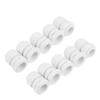 10PCSCelsiusset  IP68 Waterproof White Nylon Plastic Cable Gland Connector (PG16 )