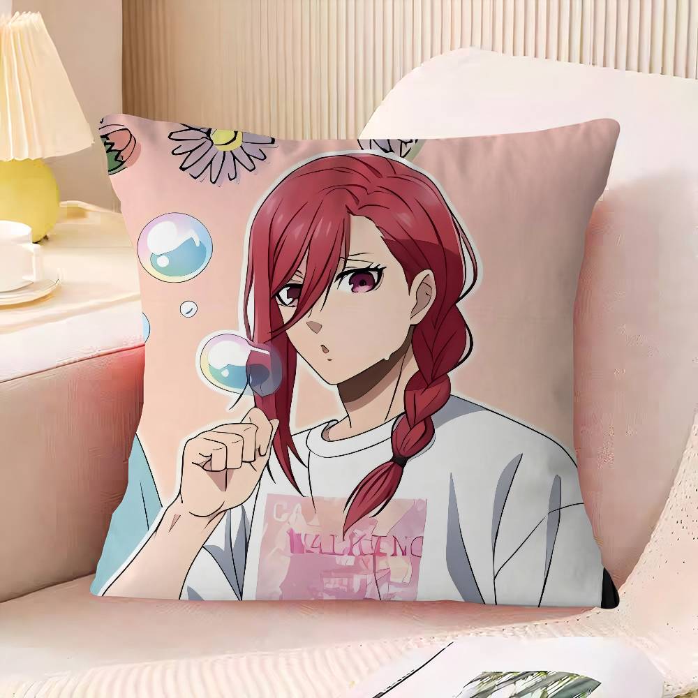 

C-ChigiriS H-Hyoma Подушка Аниме Подушка Диван Кровать Подушка для изголовья Чехол для подушки Чехол для подушки 45x45 см Модный 16x16Inch