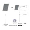Adjustable Stainless Steel Display Sign Stand