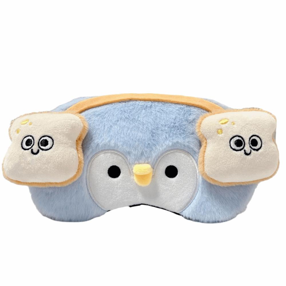 

Stretchy Furry Penguin Eye Shade Penguin Shaped Plush Eye Mask Sleeping Eye Mask Travel Use Toast