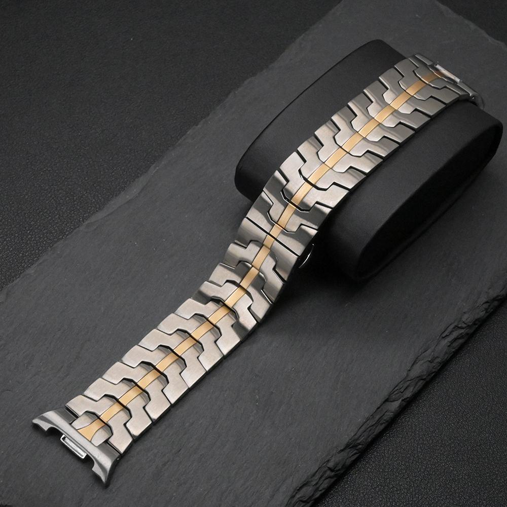 Luxury Stainless Steel Band for Samsung Galaxy Watch 8 Classic 46mm 8 44mm Metal Strap for Watch 8 40mm Men Bracelet Watchband
