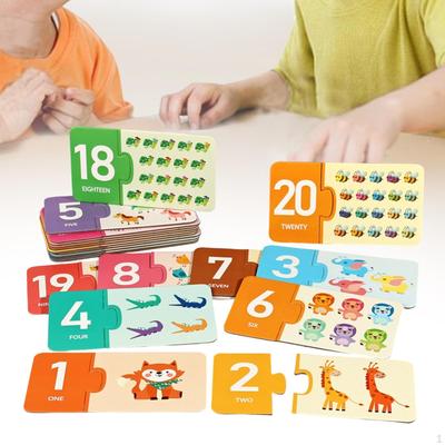 Matching Game Early Learning Toy Crafting Portable Educational for Boys Girls Party Birthday