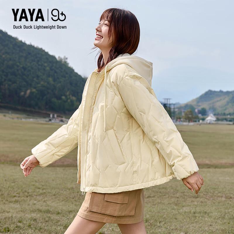 

Women s Hooded Spliced Down Jacket L (165)