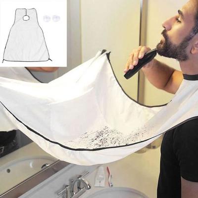 Delantal de afeitado - Barba - Nuevo - Impermeable - Fácil de limpiar - Ajustable al cuello