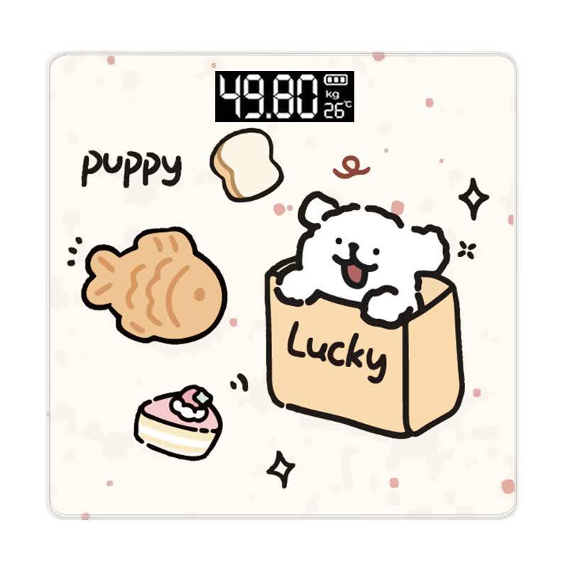 

Mi Ling Smart Body Fat Scale with Cute Line Dog Design (CN version)
