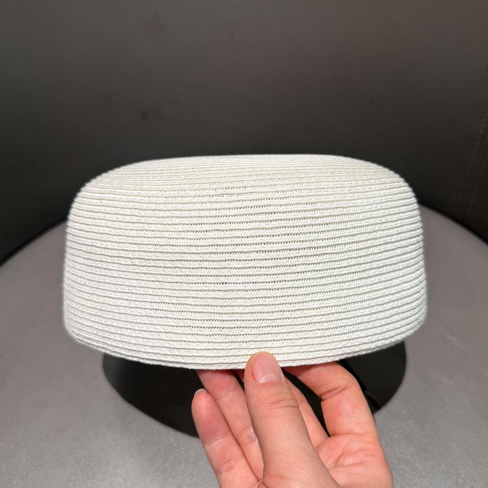 Retro Pillbox Hat 2026 Straw Beret