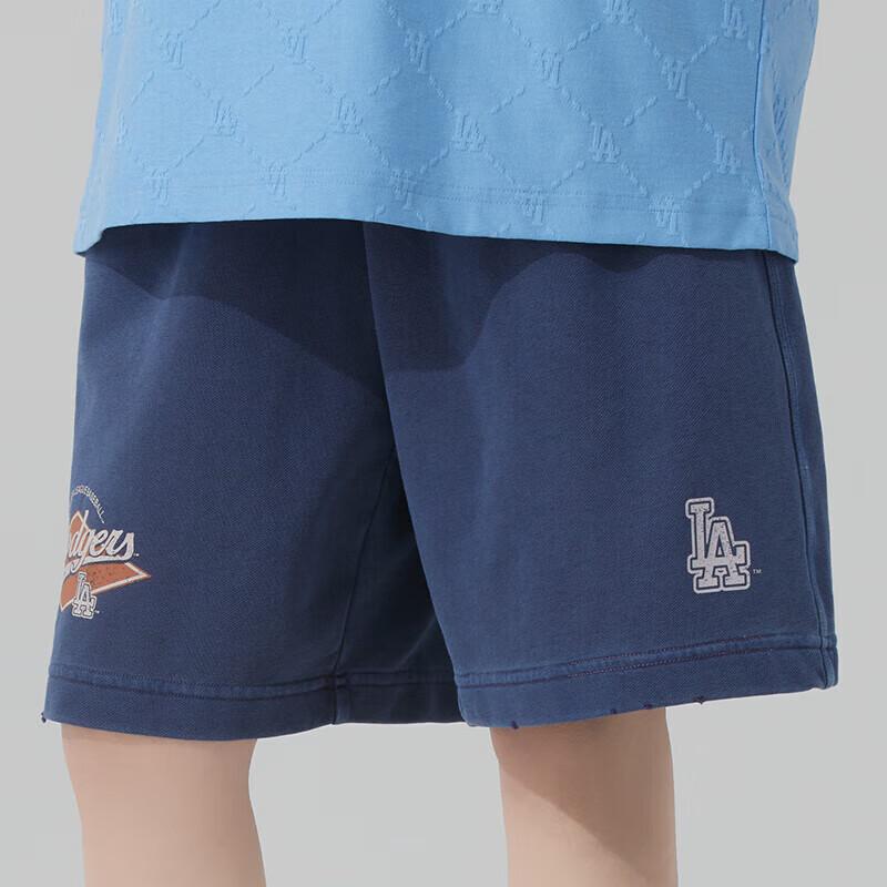 New MLB Casual Shorts Unisex Blue 3ASPV2053-07INS
