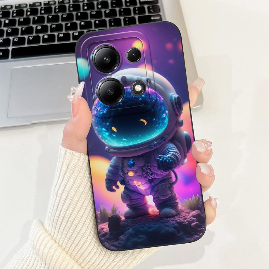 Für Xiaomi Redmi Note 13 Pro Plus Handyhülle Weiche Matte Silikon Hülle Redmi Note 13 Pro Note13 4G 5G Funda Cartoon Rückseite