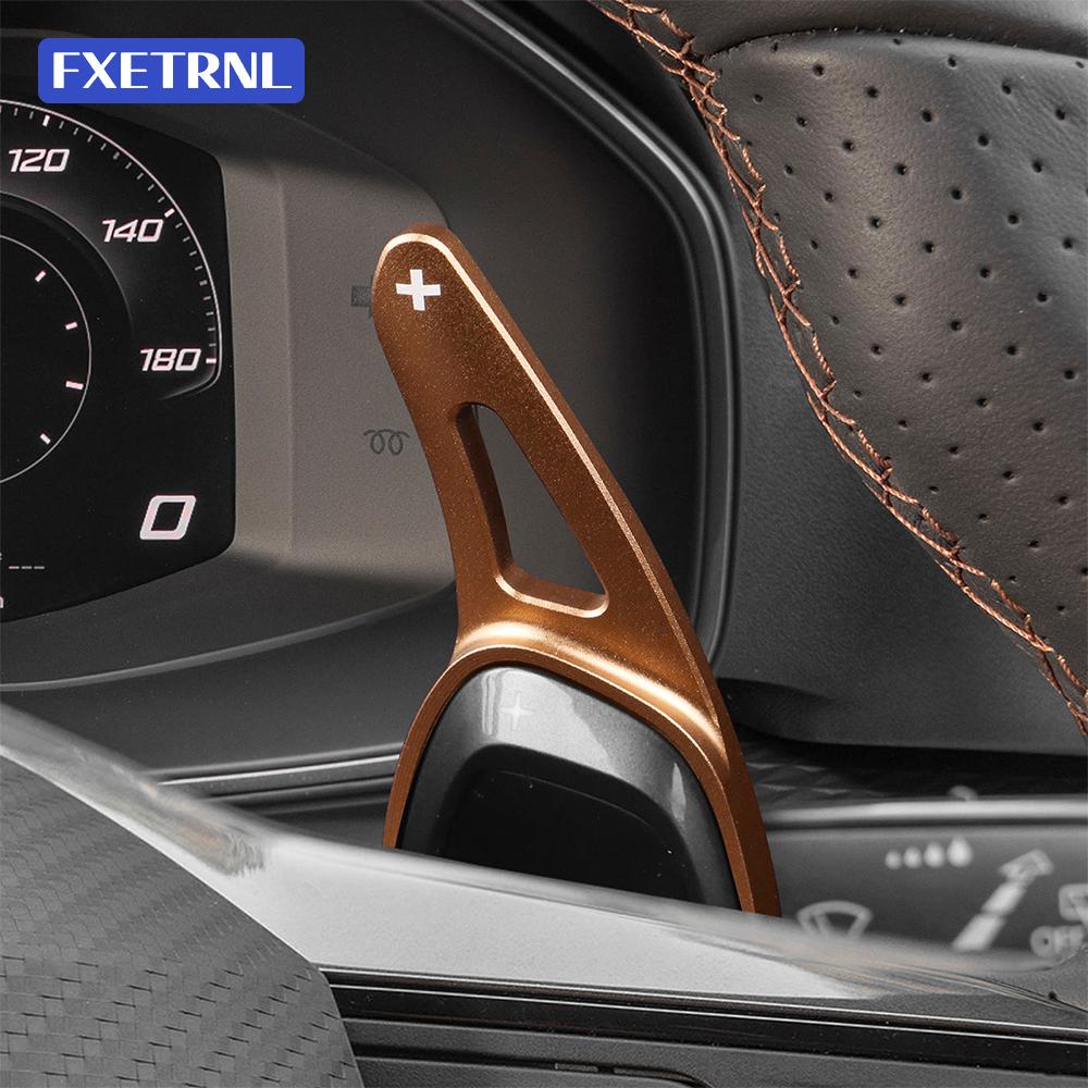 Bronze Aluminum Alloy Steering Wheel Paddle Shifter Extensions For Seat Leon&Cupra Leon/Formentor/Ateca 2021 2022 2023 2024 2025