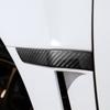 Black Carbon Fiber Fender Side Marker Plate Ornaments For 2015-21 Subaru WRX/STI