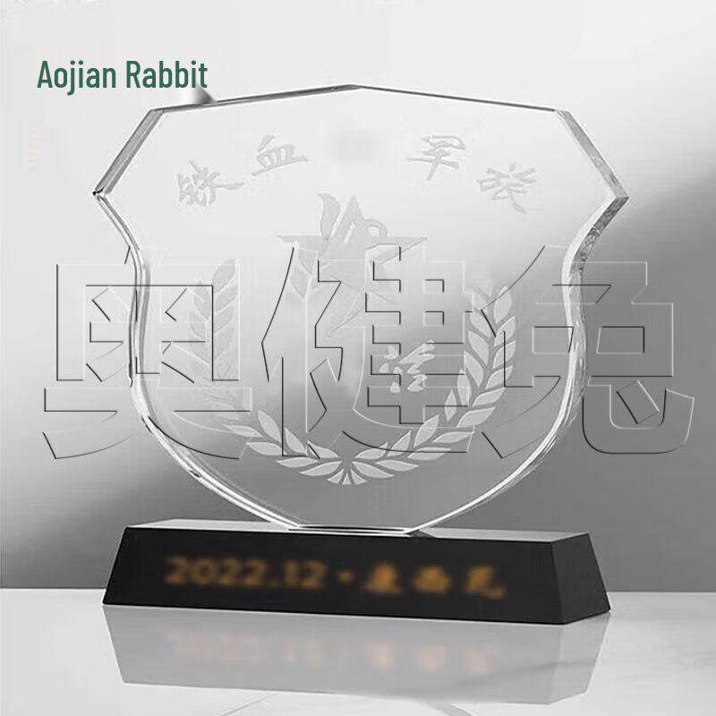 Aojian Rabbit Military Retirement Commemorative Display