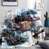 Coperta in Flanella con Stampa Personaggio One Piece, Alta qualità Confortevole per Tutte le Stagioni, Arredamento per la Casa, Calore e Comfort, Perfetta per Regali di Natale