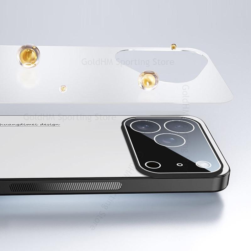 360° Ständer Handy Matte Hülle Für iPhone 17 16 Pro Max Linsenschutzfolie Ringständer Hülle Für Apple 17 Air 15 Pro 14 Pro Max