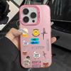 Jesus God Quote Scrawl Phone Case For iPhone 16,15,14,13,12,11,Pro,Max,Plus,Mini,XS,SE Anti Fall Pink Matte Hard Bumper