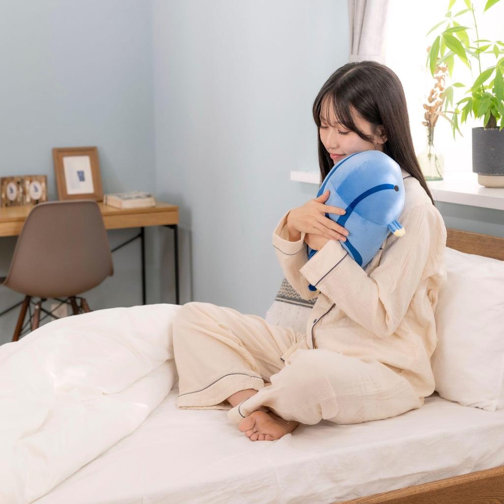 Livheart Bolster Marshmallow Aquamie Blauer Doktorfisch (Gesamtlänge: Ca.. 27 cm) Flauschiges Plüschtier 38306-68