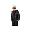 Asics Down Jacket Fashion Versatile Hooded Zipper Long Sleeve Kids outerwear Black 334241073002-001