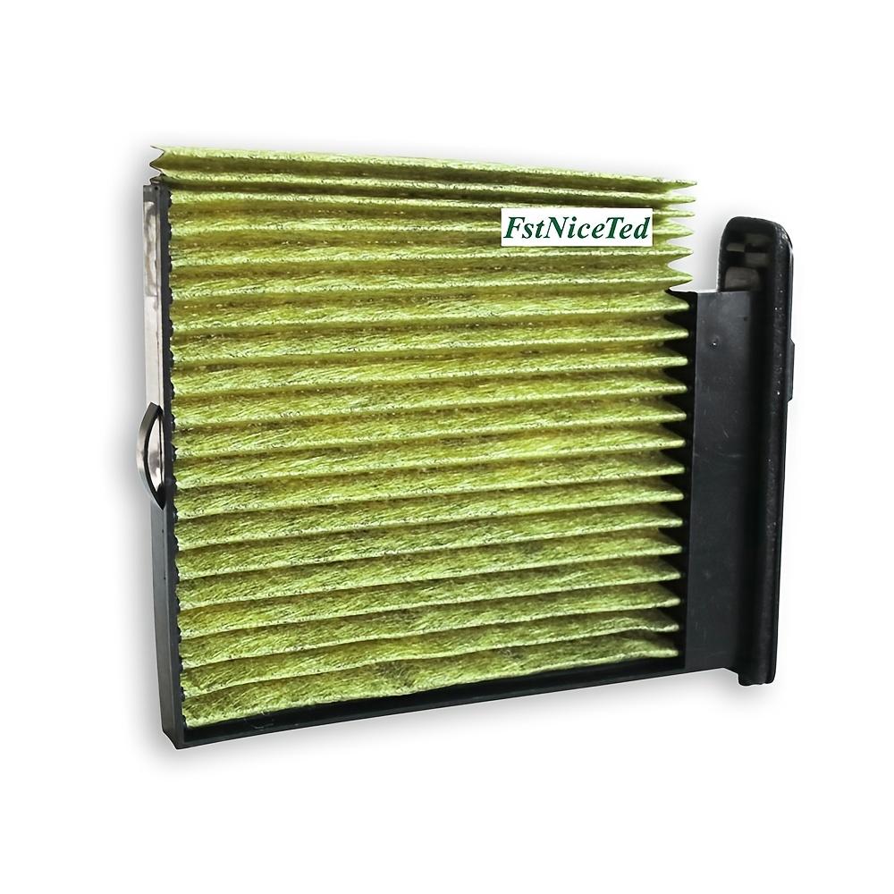 Aktivkohle-Vlies-Auto-AC-Luftfilter, gelb, passend für TIIDA, ersetzt 27891-ED50A-A129