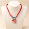 Colorful Beads Beaded Necklace Starfish Shell Charm Boho Necklace  Vacation Beach Party