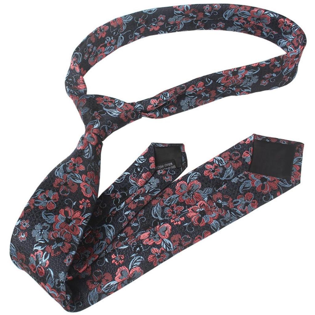 [BUBU Ohana] Narrow Tie, 6cm Blade Width, Business, Formal, Casual, Slim, Smart, Slim Tie for Men, All Seasons (Spring, Summer, Autumn, Winter),