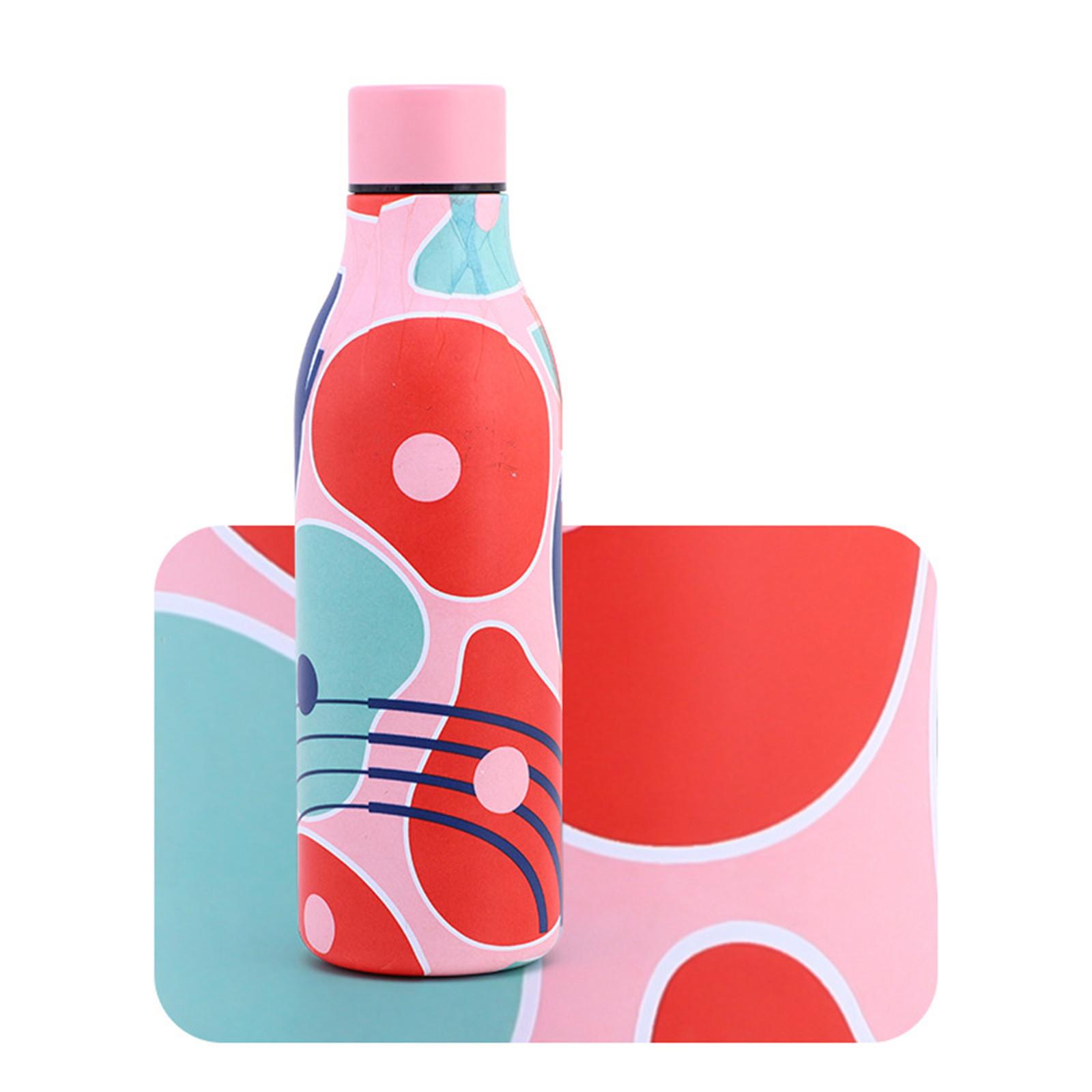 

550 мл из нержавеющей стали с небольшим горлышком изолирующая чашка портативная бутылка для воды для занятий спортом на открытом воздухе One Size