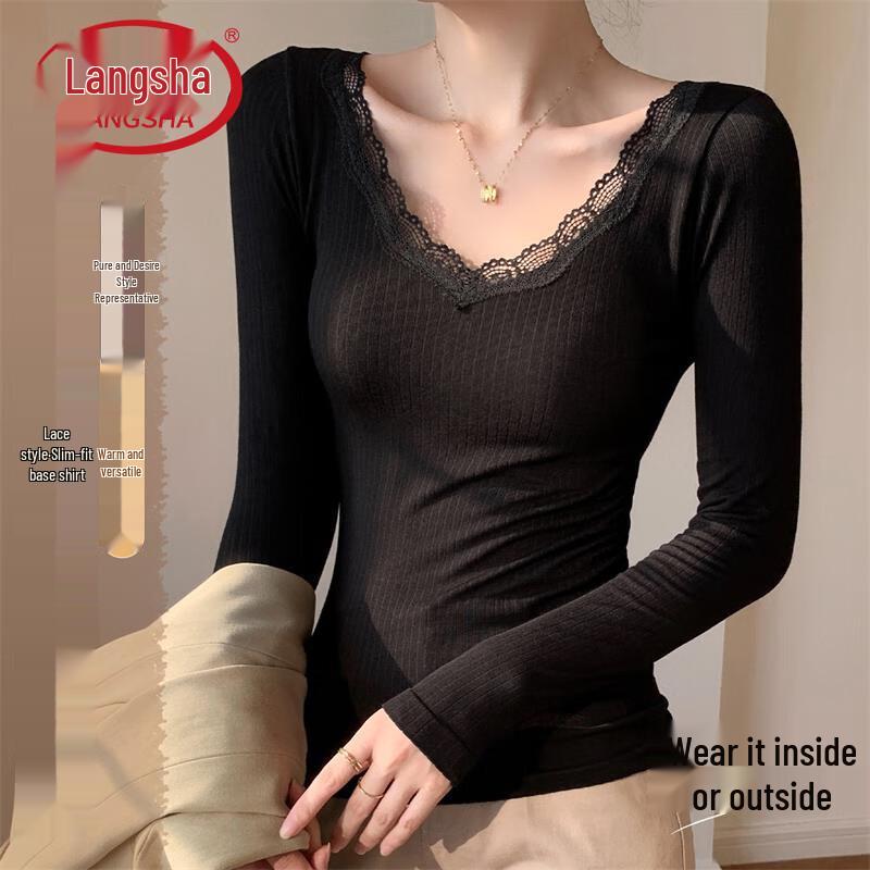LANGSHA Women's Long-Sleeve Base Layer T-Shirt